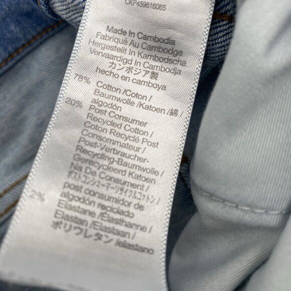 Madewell Stovepipe Jeans 32 T Light Wash High Rise Stretch And Flex - Picture 5 of 11